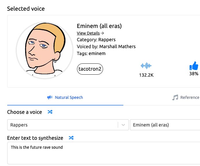 Here Are the Apps David Guetta Used to Make Eminem Rap on His Live Set 3 eminem voice on uberduck