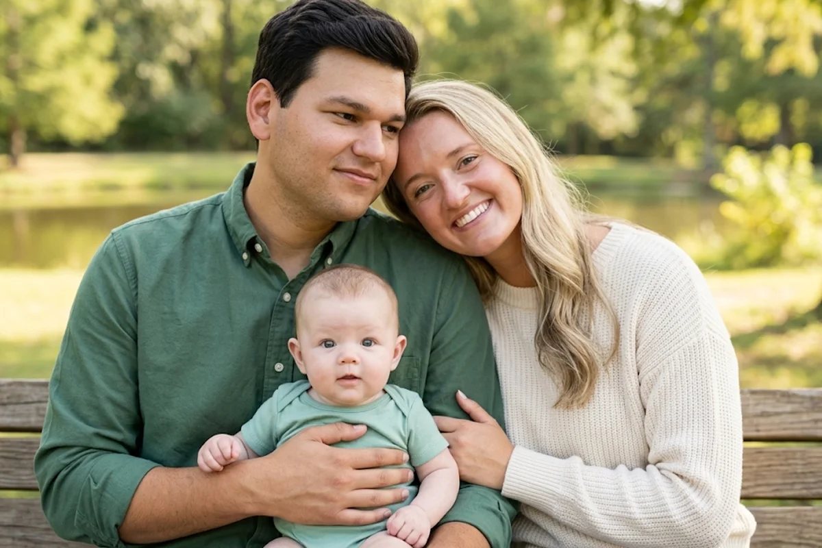 Alex Drummond Had Her Baby: Meet Sofia Marie Scott and Dad Mauricio 1 Alex Drummond with baby Sofia Marie Scott and dad Mauricio
