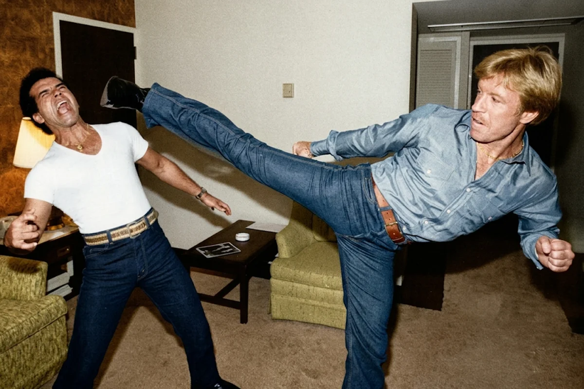 The Celebrities Chuck Norris Secretly Trained in Karate Before He Was Famous 1 Chuck Norris training celebrities
