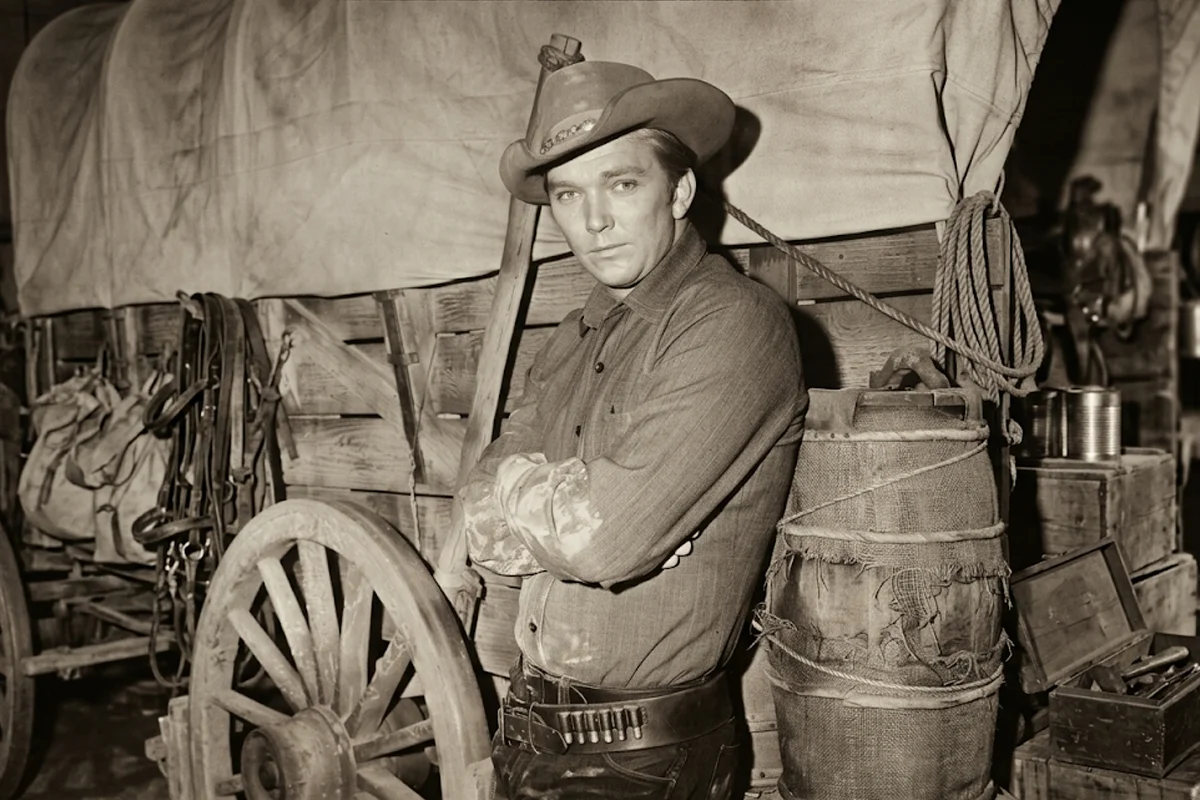 Denny Miller on Wagon Train