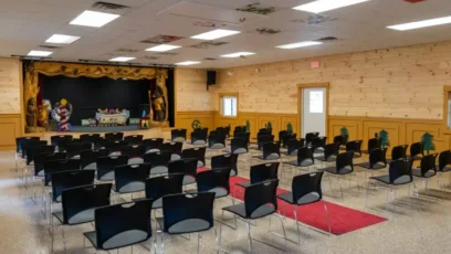 Curtains Up, the Pine Tree Camp Theater Dixie and Jedi Built